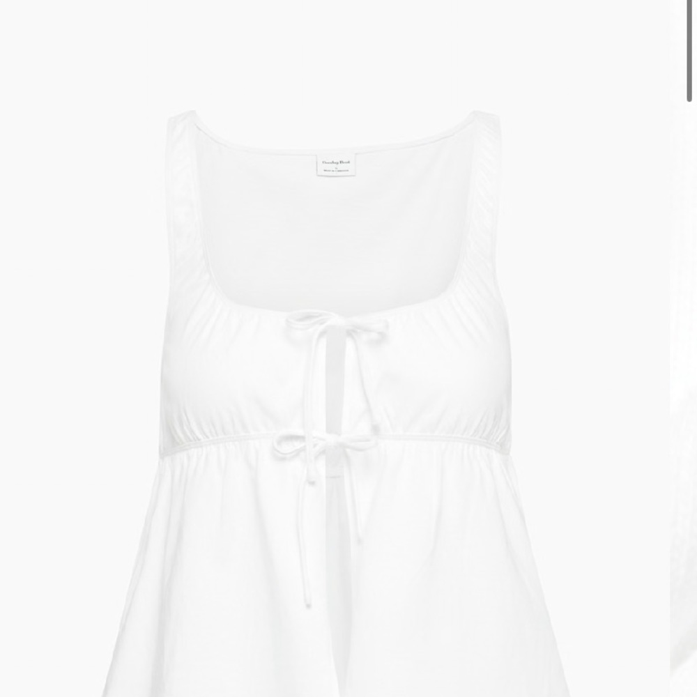 Sunday Best White Sleeveless Chemise